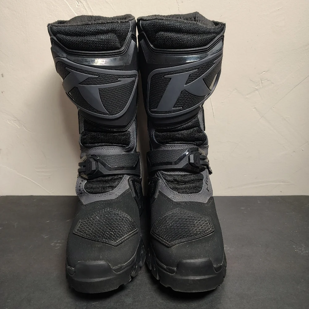 Klim Adventure GTX Boots Mens 7 Women 8.5 EU 40 Black Gore-Tex BOA Moto Touring